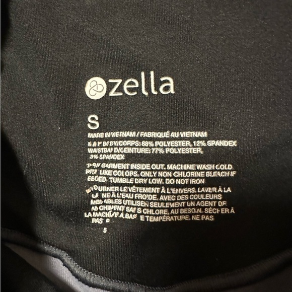 Zella Live In Maternity 7/8 Legging Gray Camo Over the Belly - Picture 10 of 11